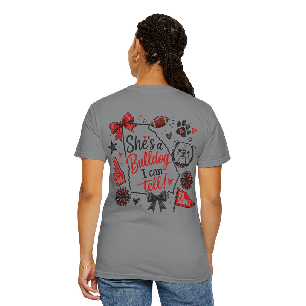 Shes a Bulldog I Can Tell T-Shirt | Go Dawgs Football Shirt