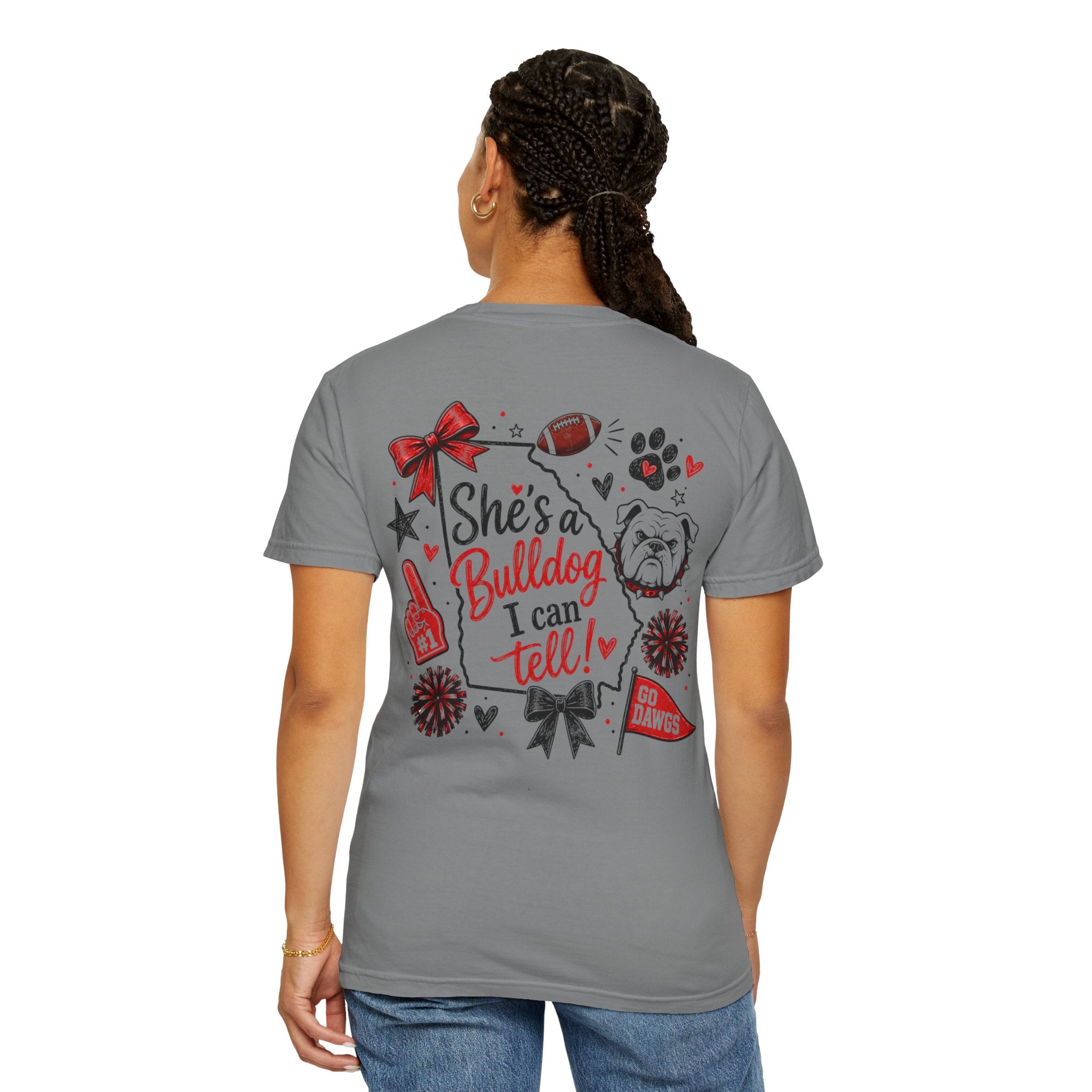 Shes a Bulldog I Can Tell T-Shirt | Go Dawgs Football Shirt