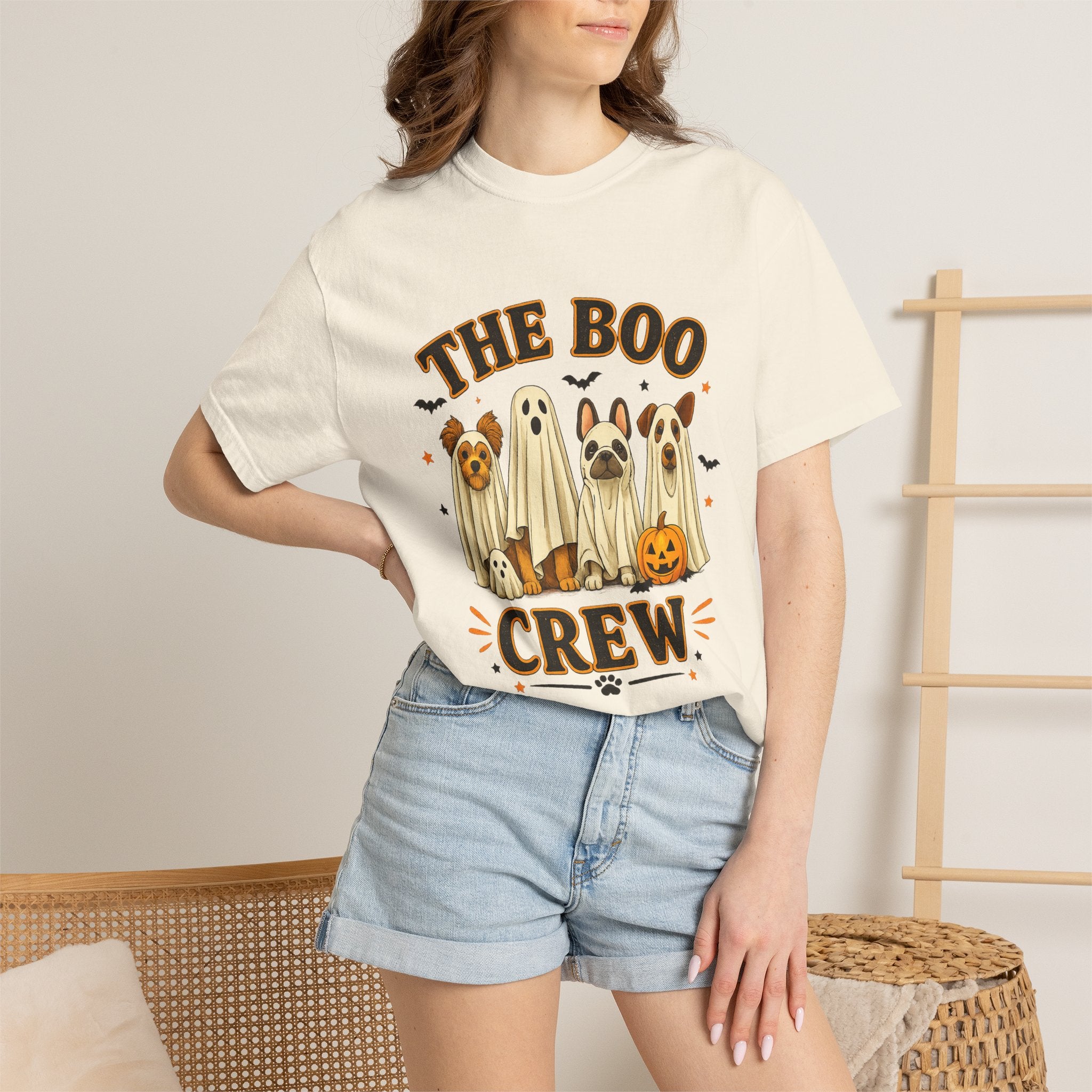 The Boo Crew T-Shirt — Cute Dog Ghosts Halloween Tee