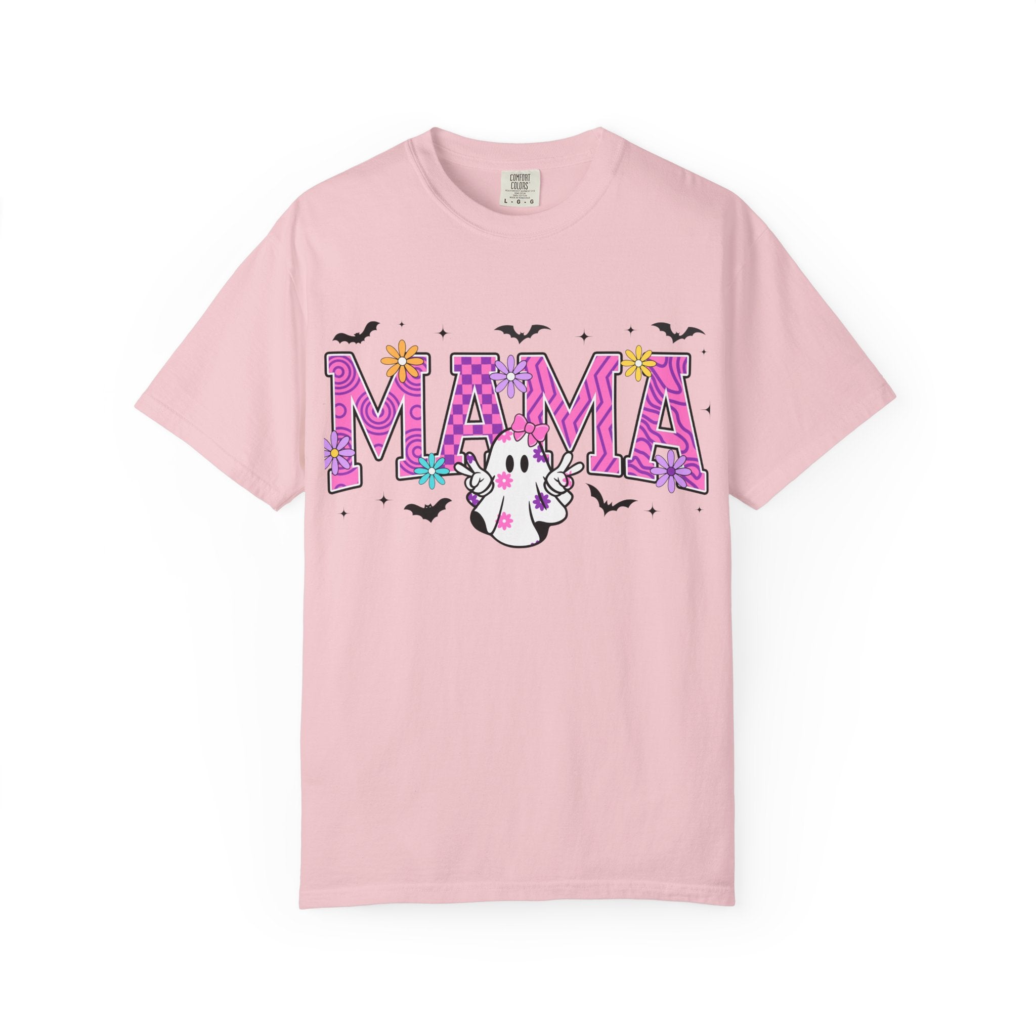 Mama Ghost Graphic T-Shirt — Cute Halloween Mom Tee