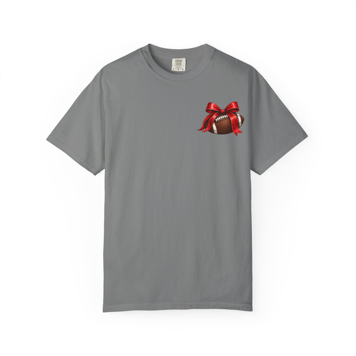 Game Day Saturdays Football T-Shirt — Red Bow Graphic (UGA Fan Tee)