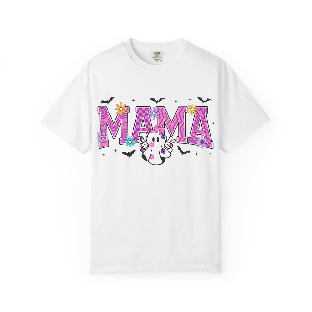 Mama Ghost Graphic T-Shirt — Cute Halloween Mom Tee