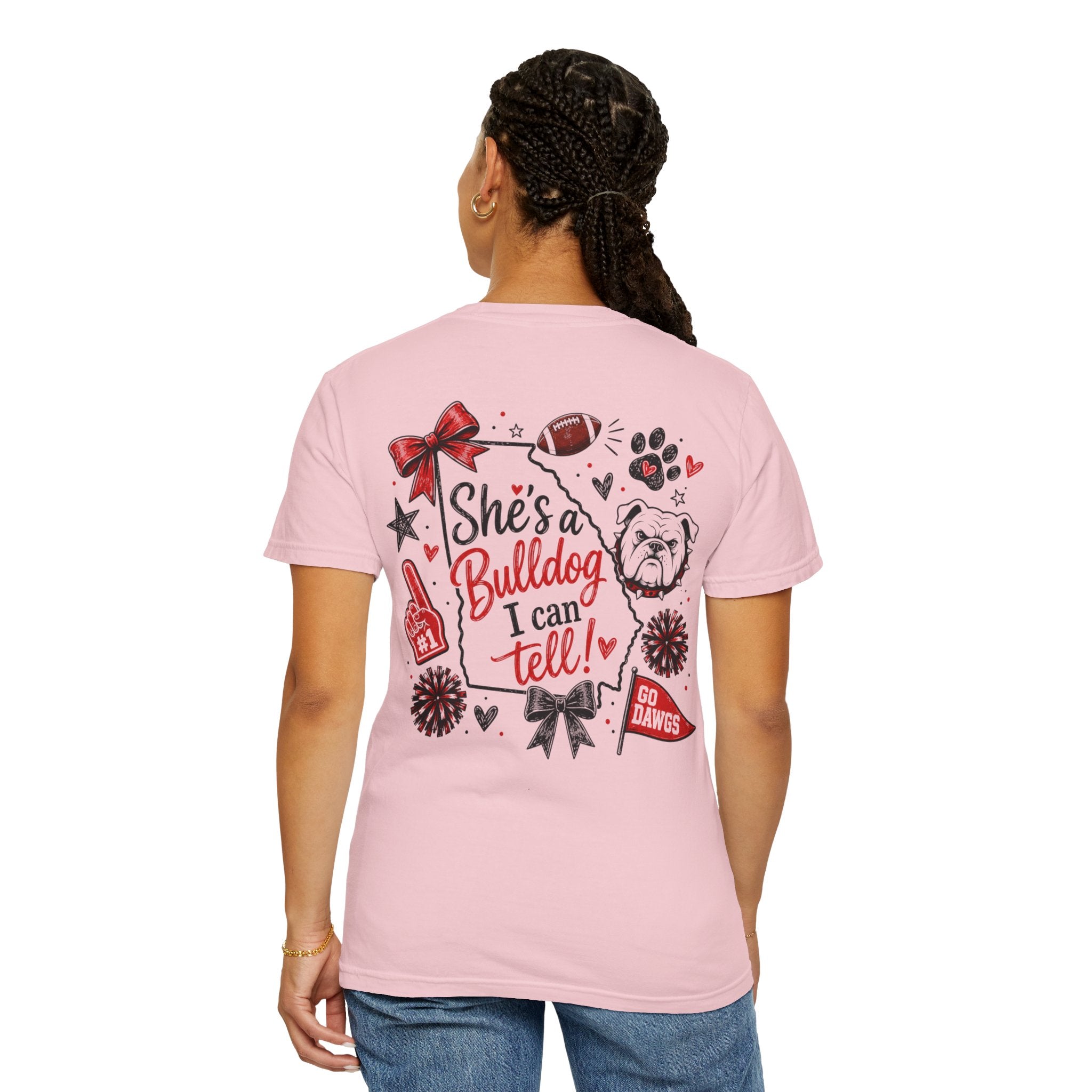 Shes a Bulldog I Can Tell T-Shirt | Go Dawgs Football Shirt
