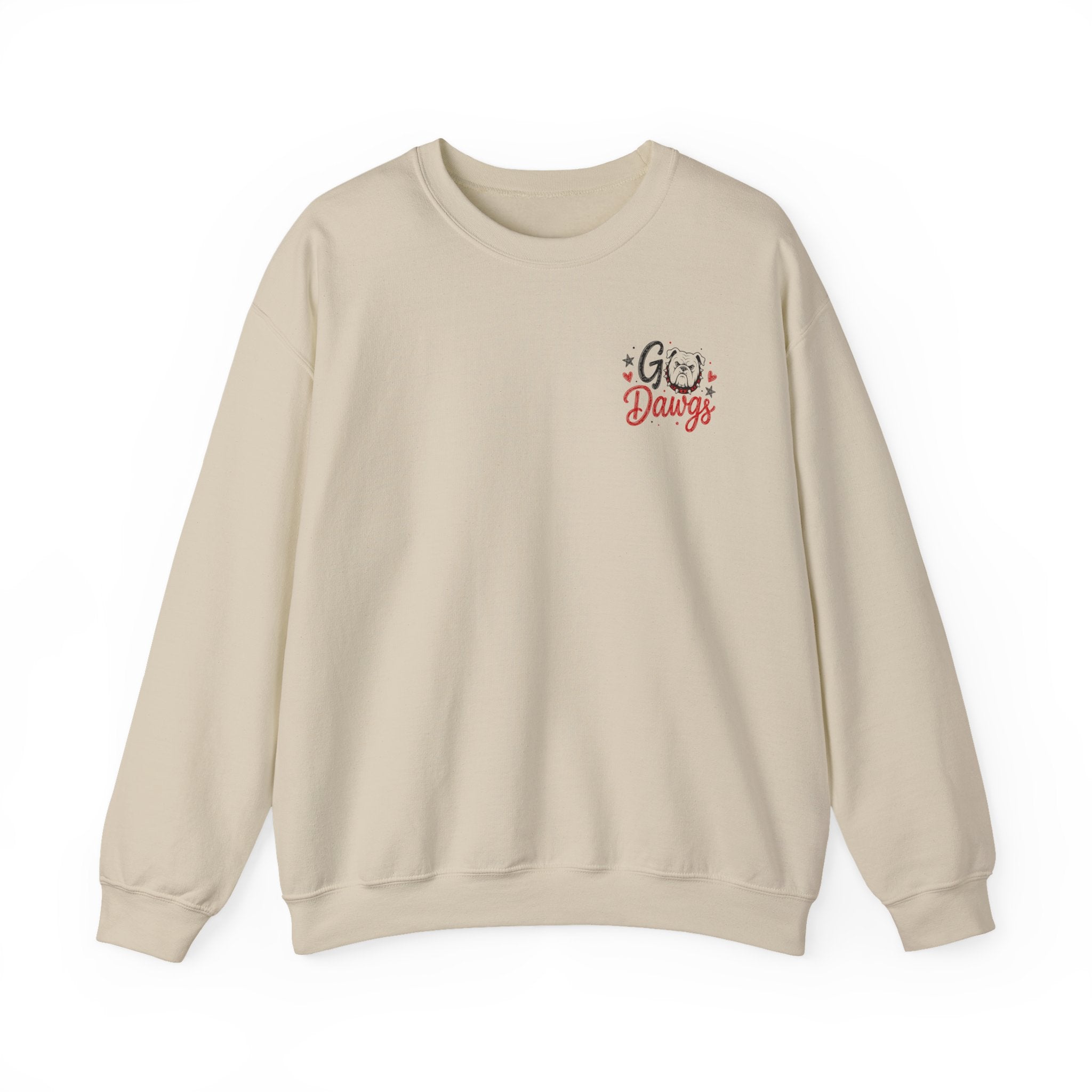 Bulldog Crewneck Sweatshirt — "She's a Bulldog I Can Tell" Game Day Pullover