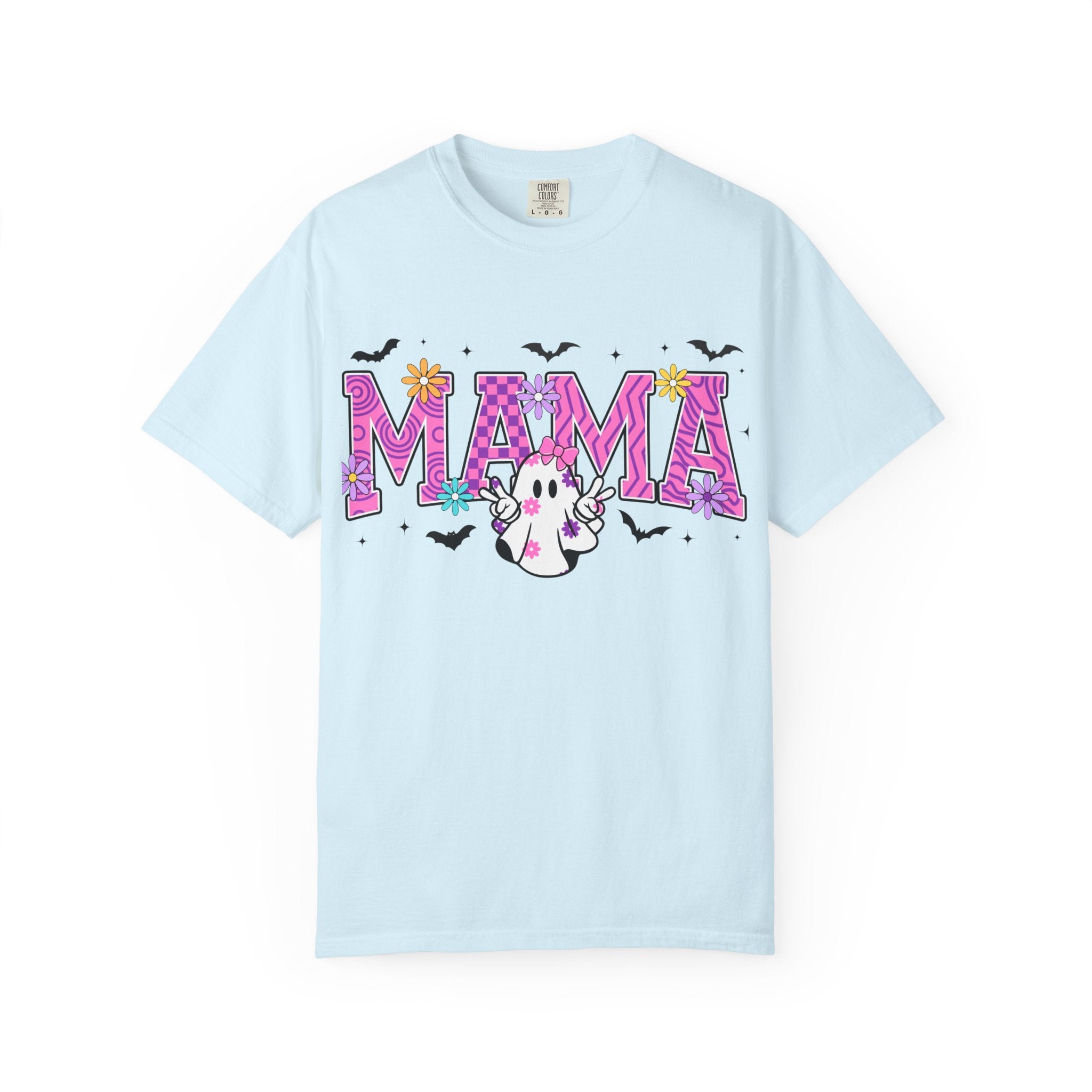 Mama Ghost Graphic T-Shirt — Cute Halloween Mom Tee