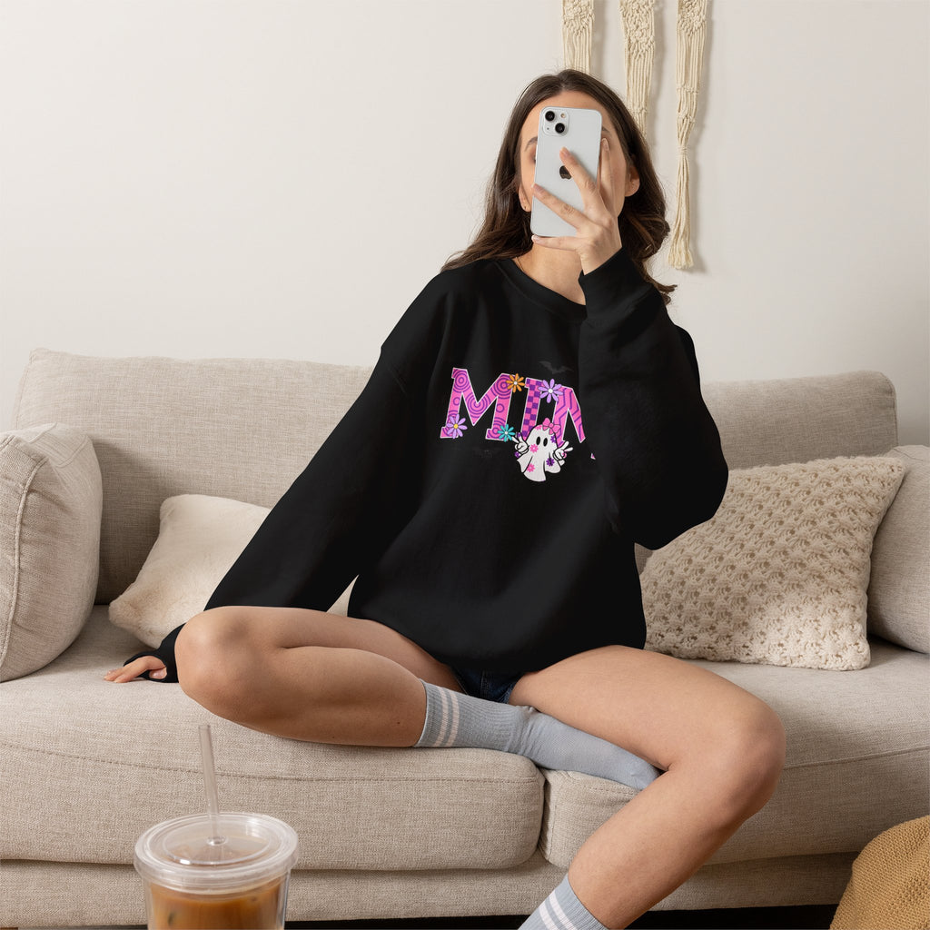 Mimi Unicorn Letters Sweatshirt | Cute Pink Glitter Typography