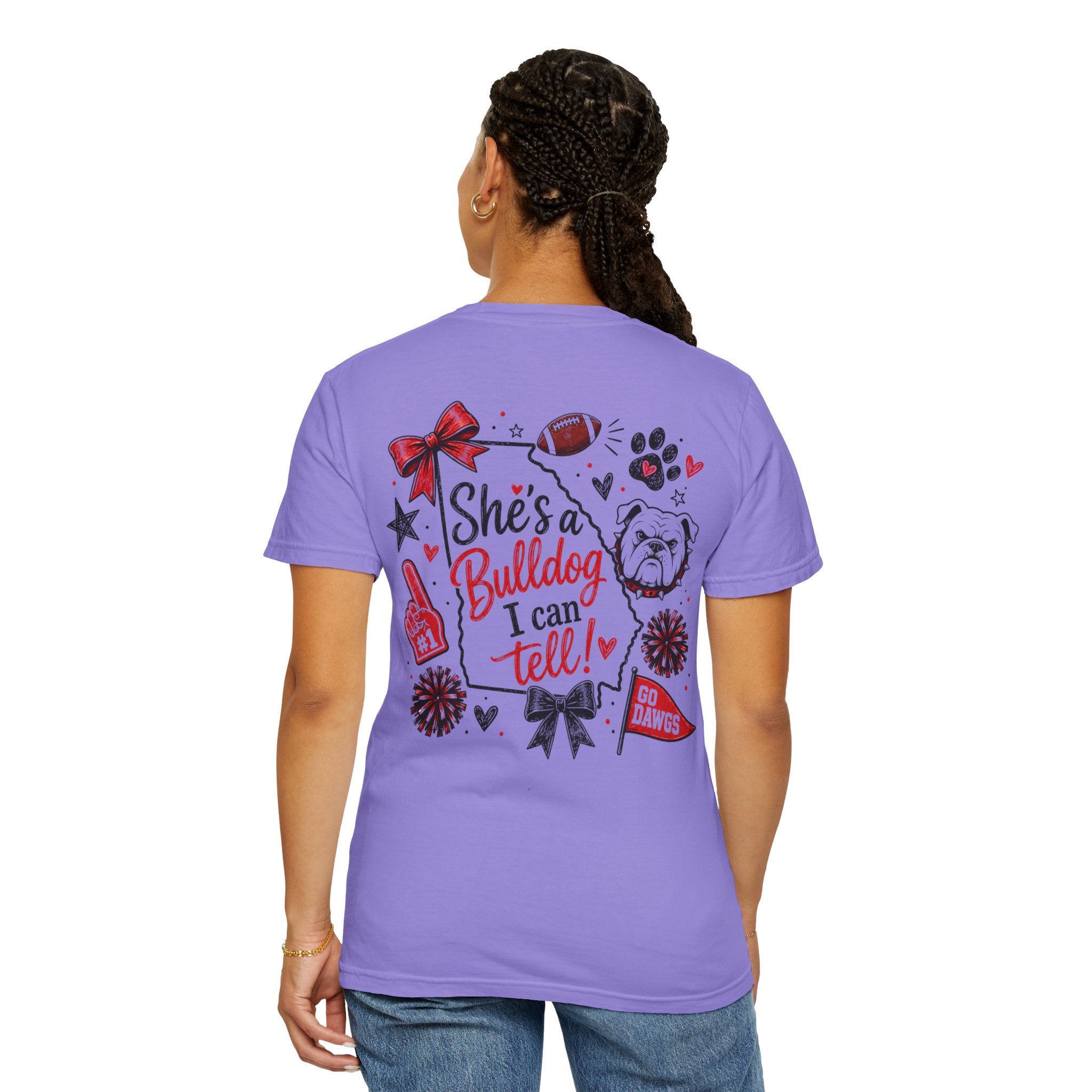 Shes a Bulldog I Can Tell T-Shirt | Go Dawgs Football Shirt