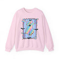 Tie-Dye Ghost Floral Frame Sweatshirt