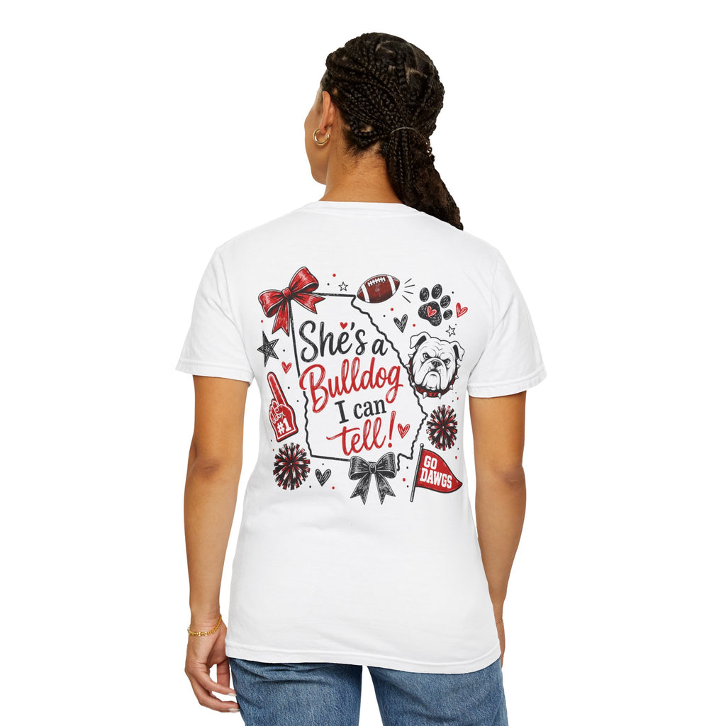Shes a Bulldog I Can Tell T-Shirt | Go Dawgs Football Shirt