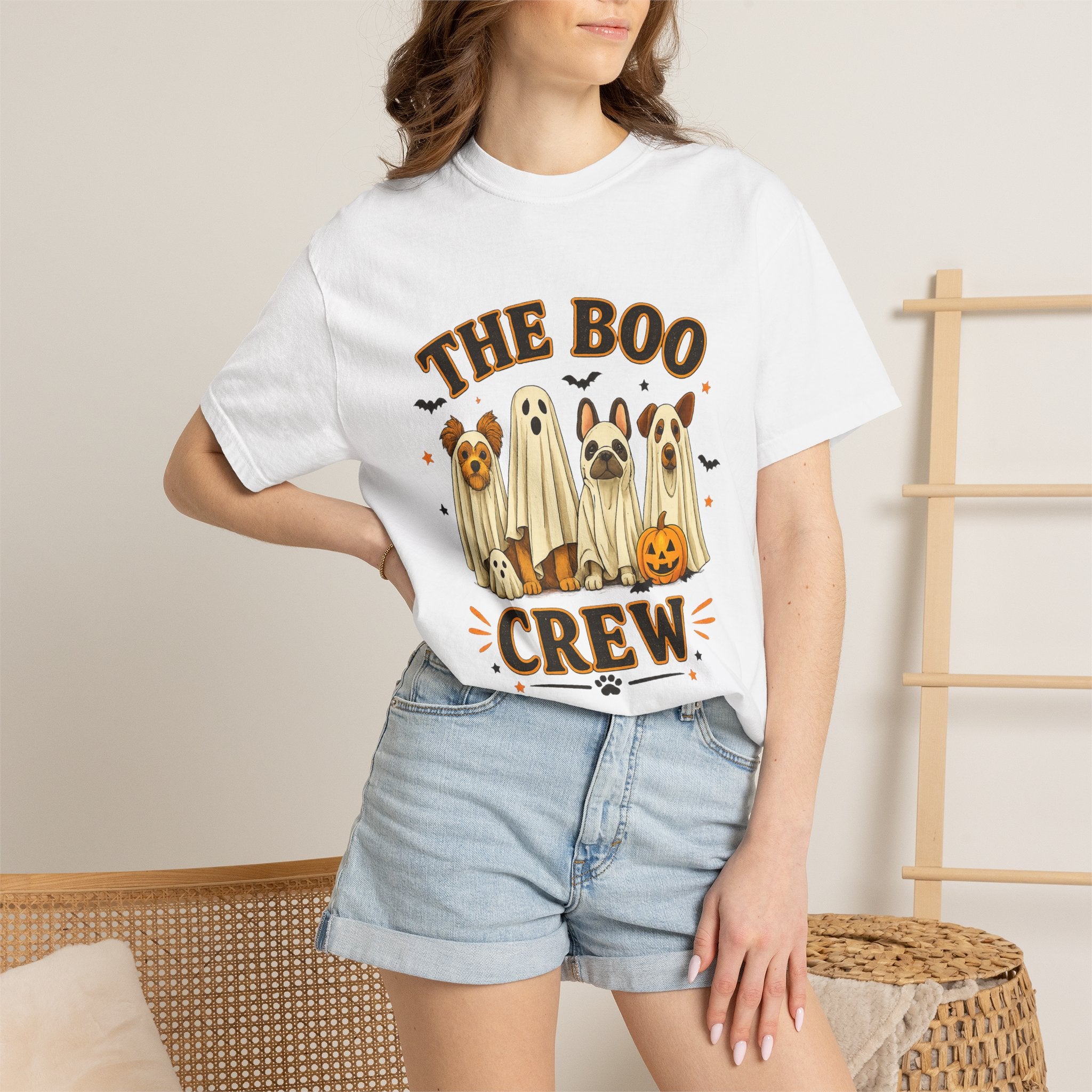 The Boo Crew T-Shirt — Cute Dog Ghosts Halloween Tee