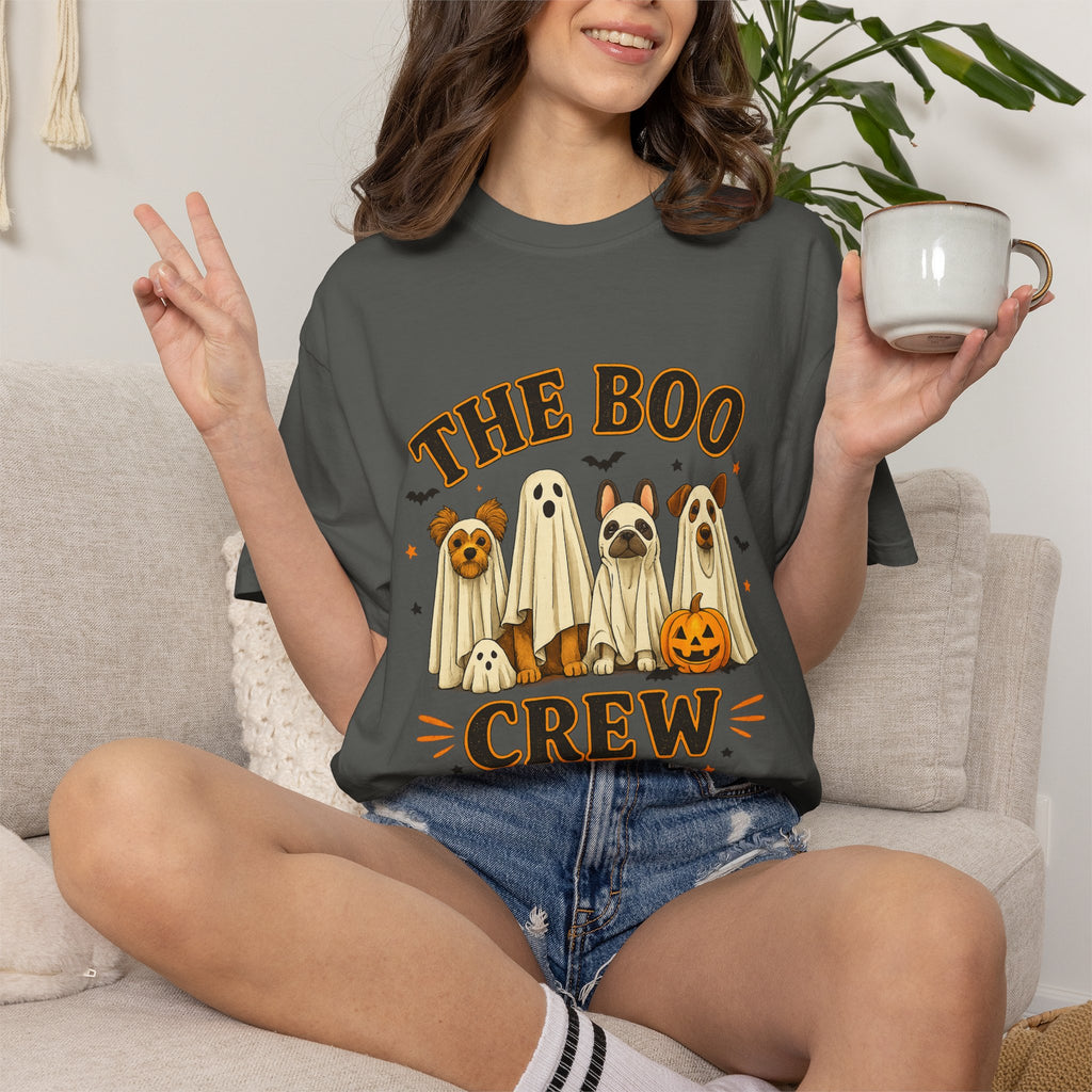 The Boo Crew T-Shirt — Cute Dog Ghosts Halloween Tee