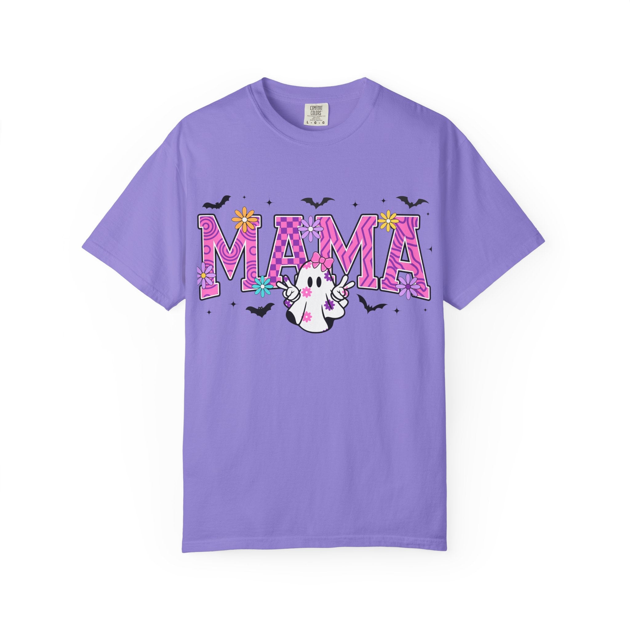 Mama Ghost Graphic T-Shirt — Cute Halloween Mom Tee