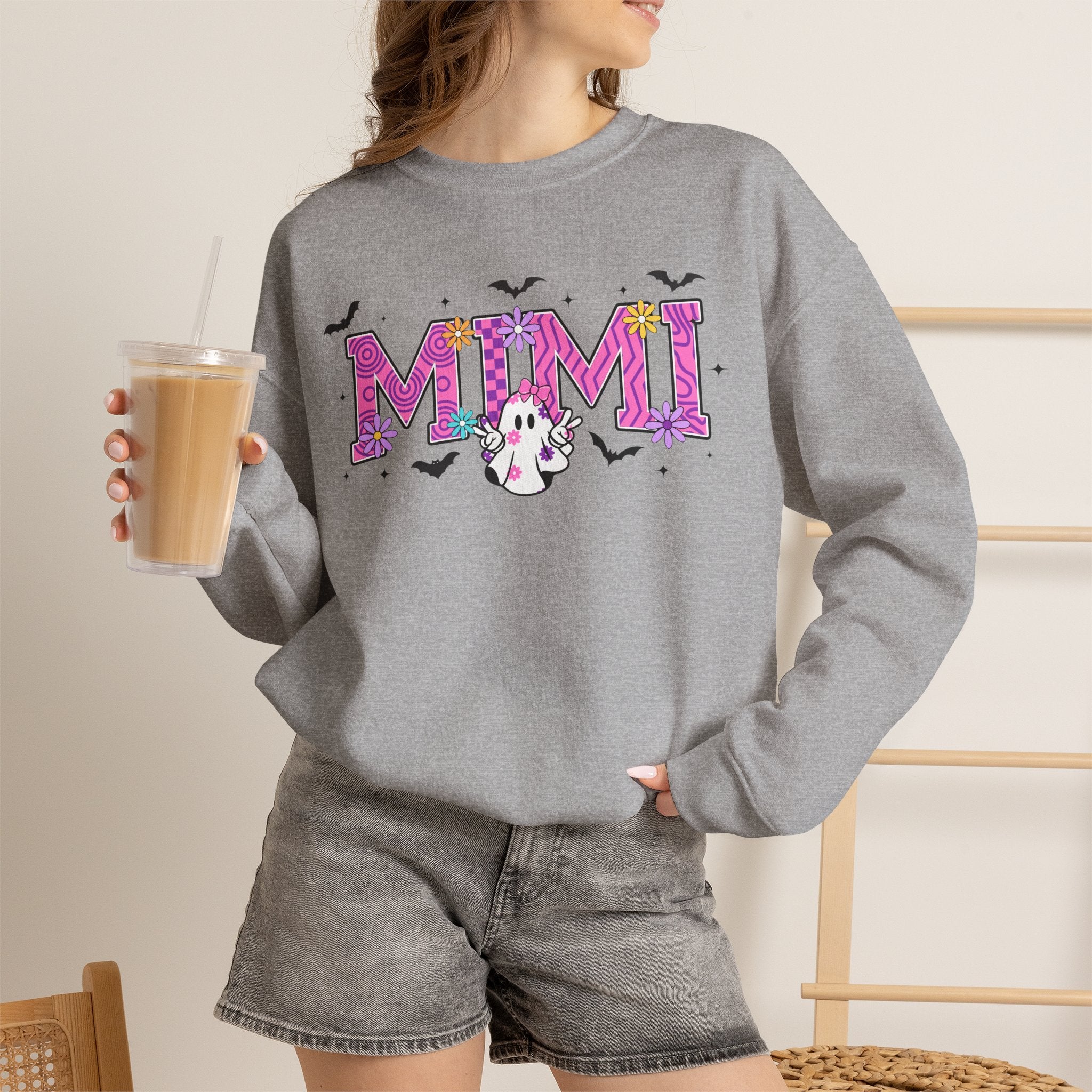 Mimi Unicorn Letters Sweatshirt | Cute Pink Glitter Typography