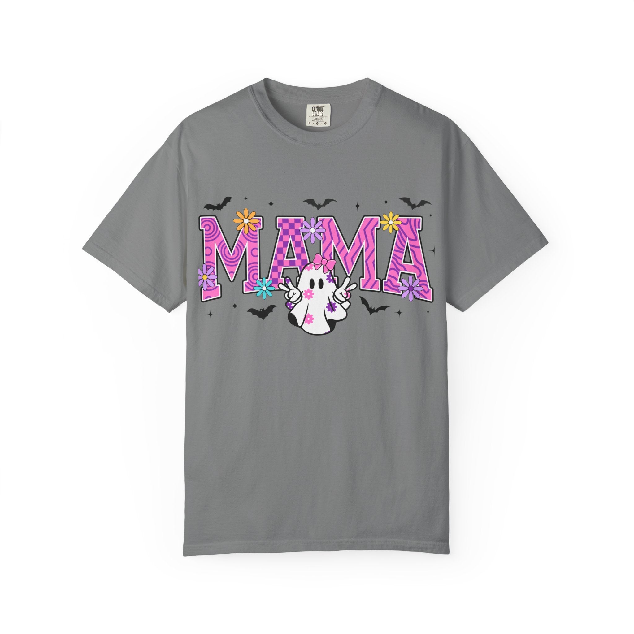 Mama Ghost Graphic T-Shirt — Cute Halloween Mom Tee