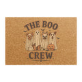 Halloween Doormat - "The Boo Crew" Ghosts & Pumpkin Welcome Mat