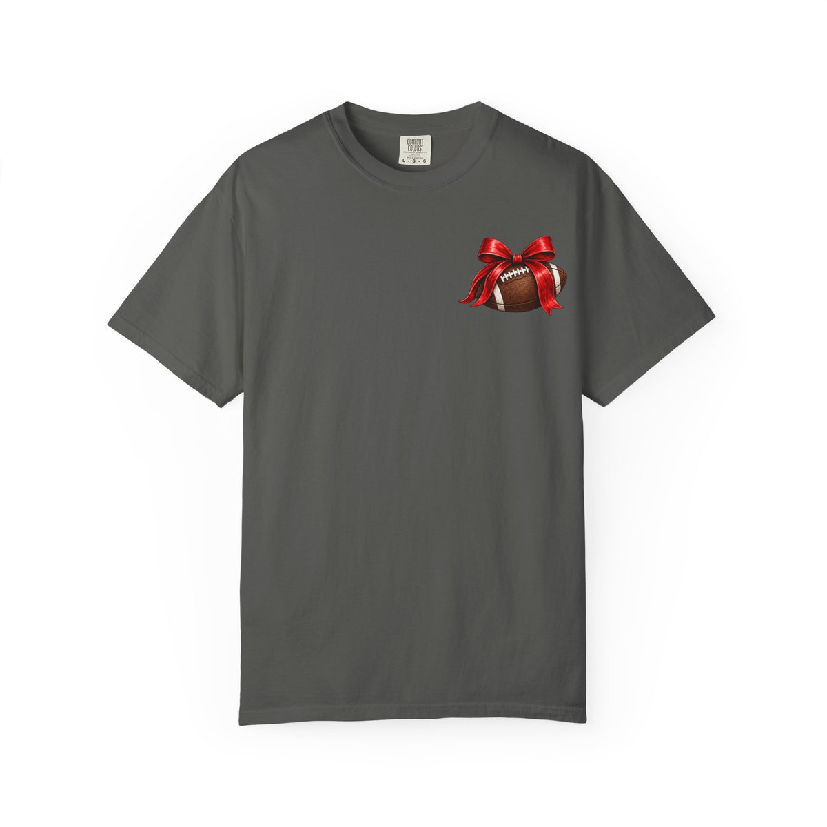 Game Day Saturdays Football T-Shirt — Red Bow Graphic (UGA Fan Tee)
