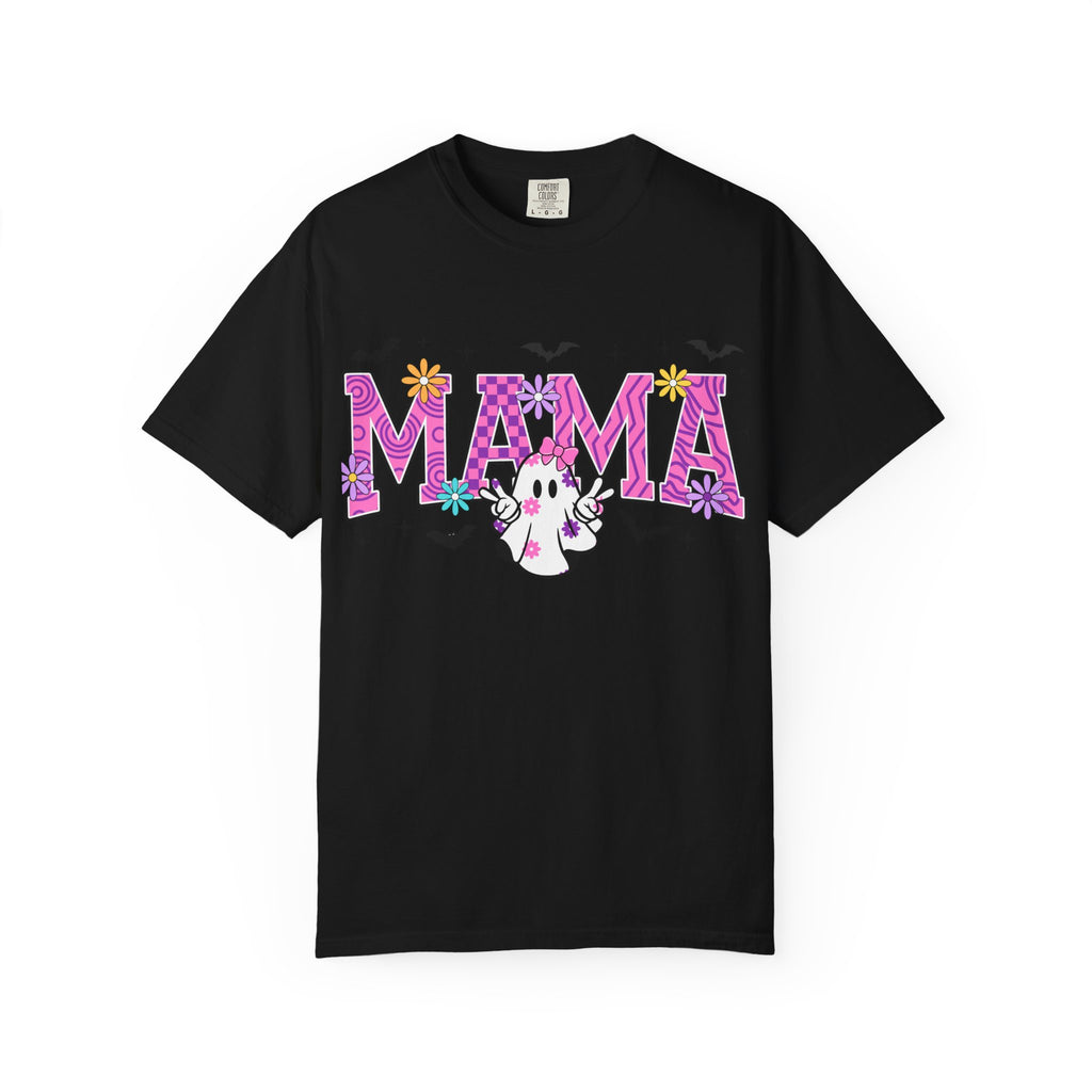 Mama Ghost Graphic T-Shirt — Cute Halloween Mom Tee