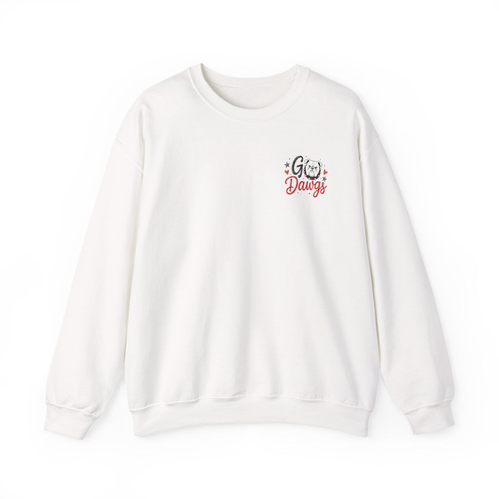 Bulldog Crewneck Sweatshirt — "She's a Bulldog I Can Tell" Game Day Pullover