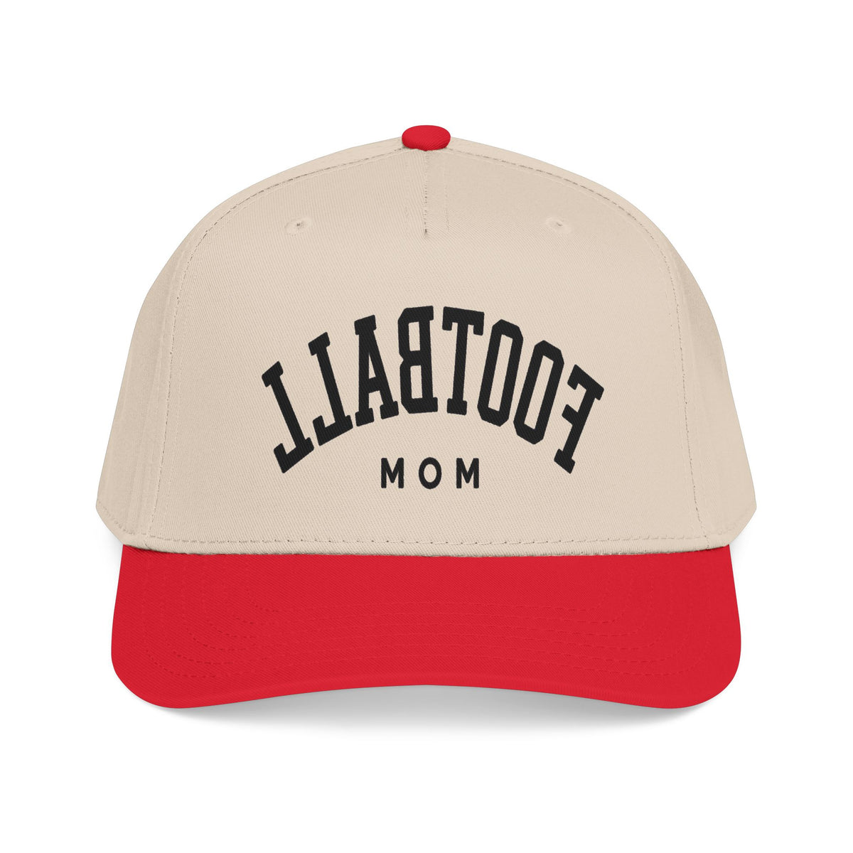 Football Mom Cap | Embroidered Mid Profile Baseball Cap