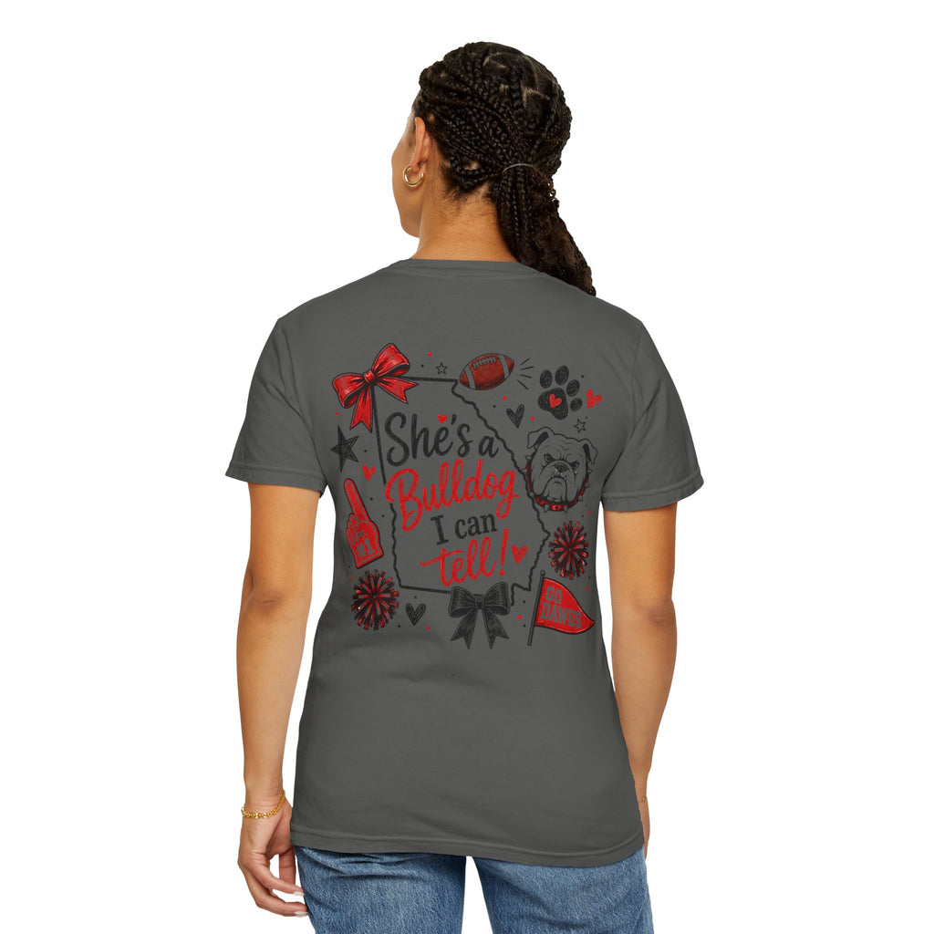 Shes a Bulldog I Can Tell T-Shirt | Go Dawgs Football Shirt