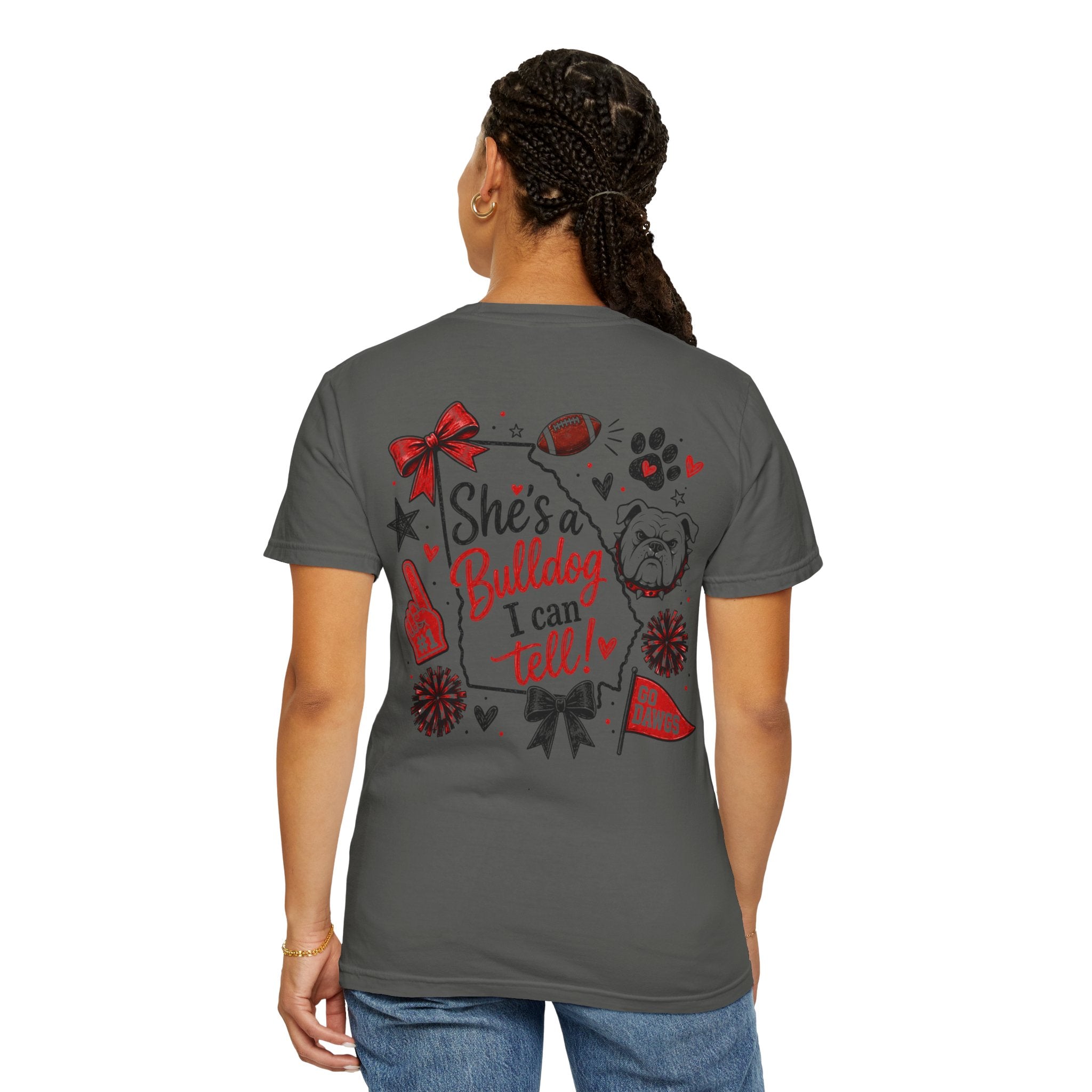 Shes a Bulldog I Can Tell T-Shirt | Go Dawgs Football Shirt