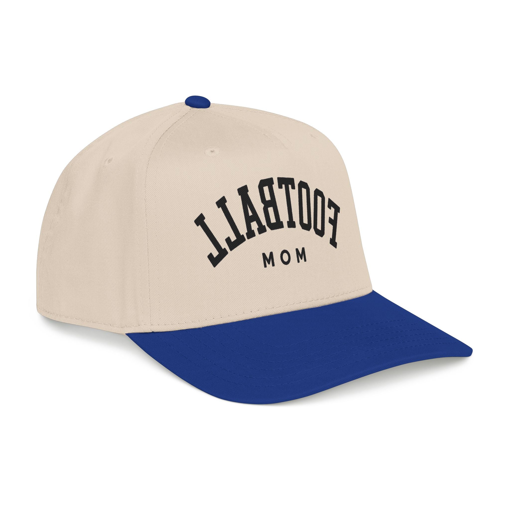 Football Mom Cap | Embroidered Mid Profile Baseball Cap