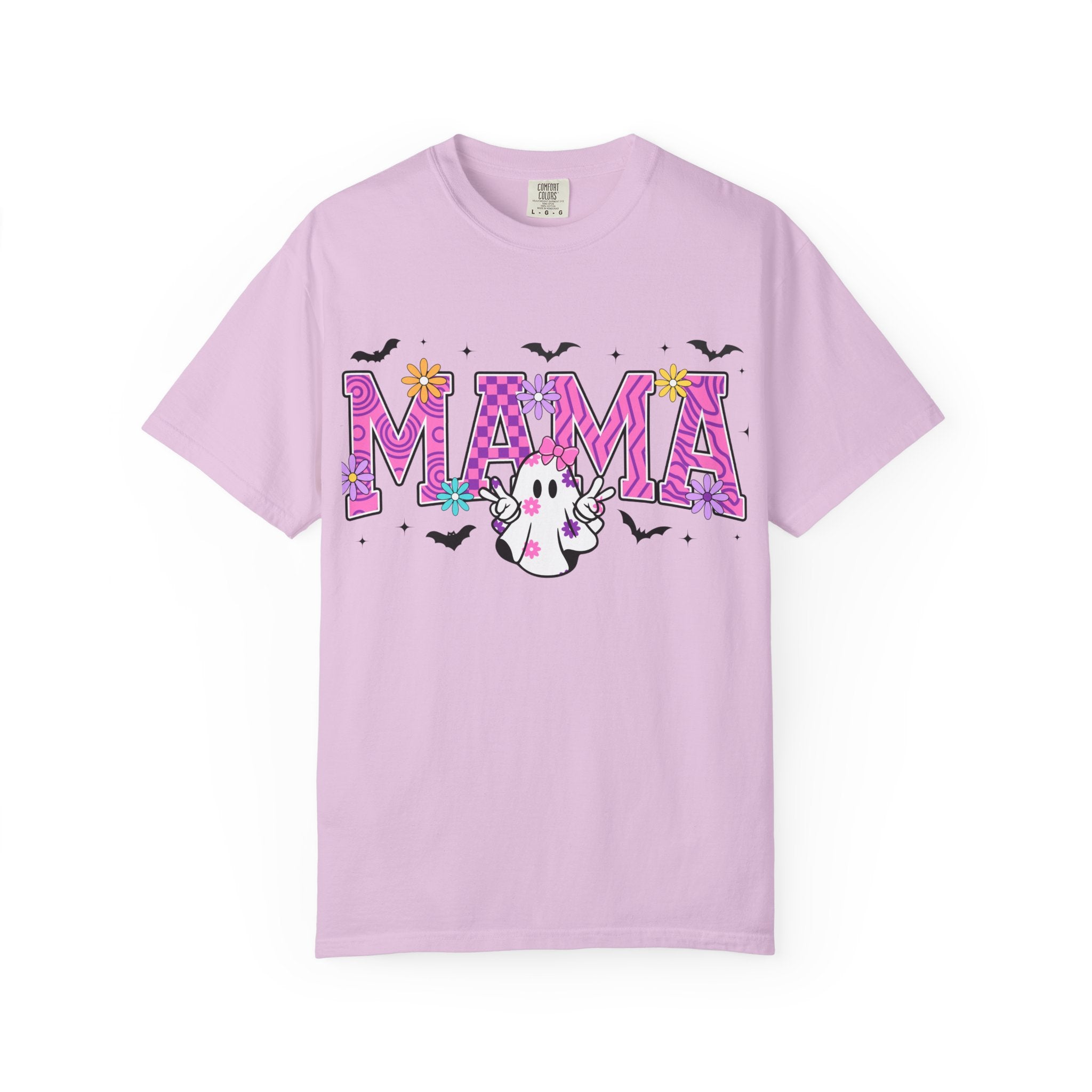 Mama Ghost Graphic T-Shirt — Cute Halloween Mom Tee