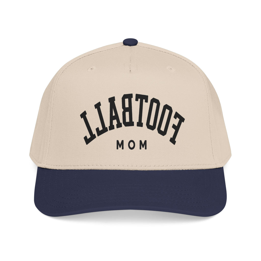 Football Mom Cap | Embroidered Mid Profile Baseball Cap