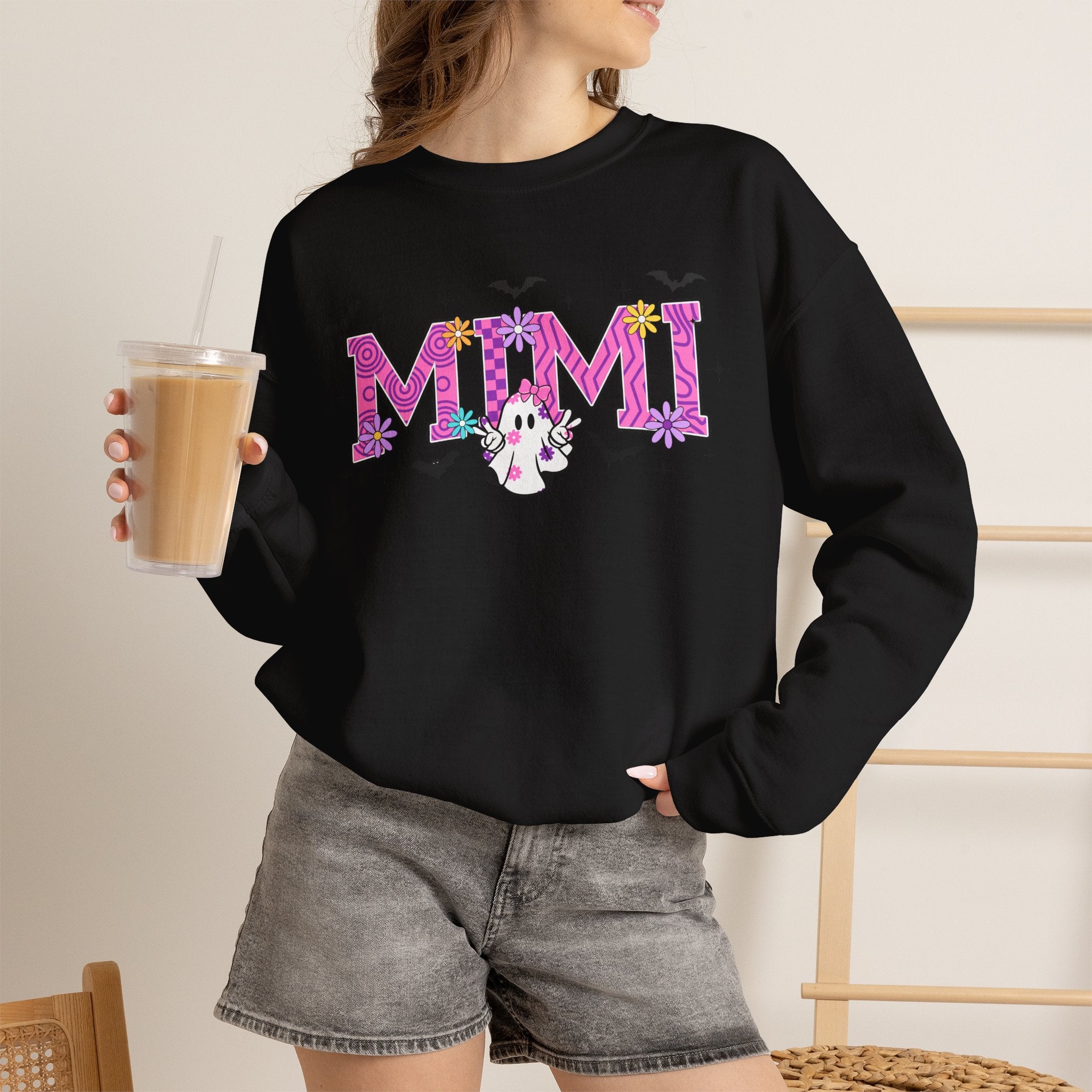 Mimi Unicorn Letters Sweatshirt | Cute Pink Glitter Typography