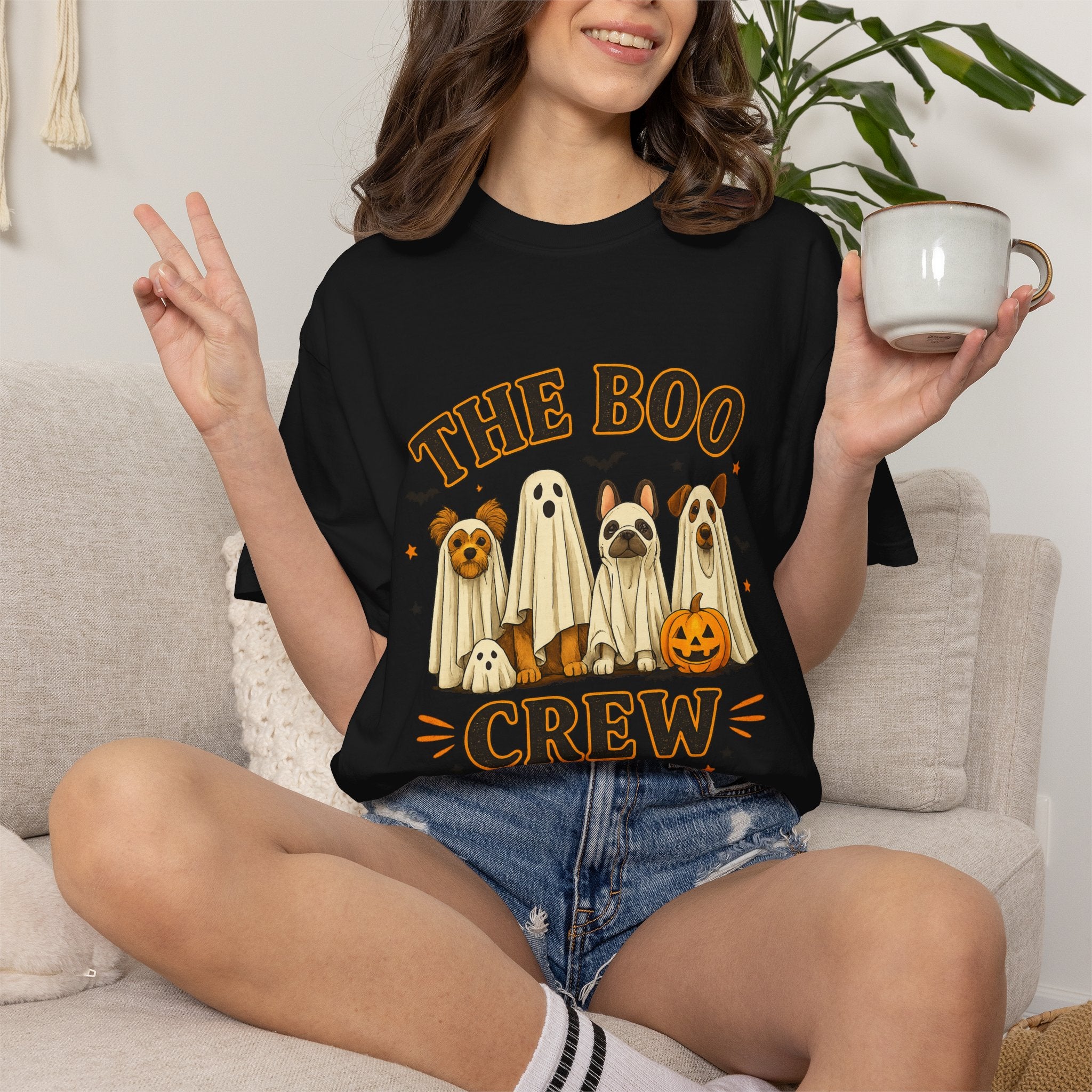 The Boo Crew T-Shirt — Cute Dog Ghosts Halloween Tee